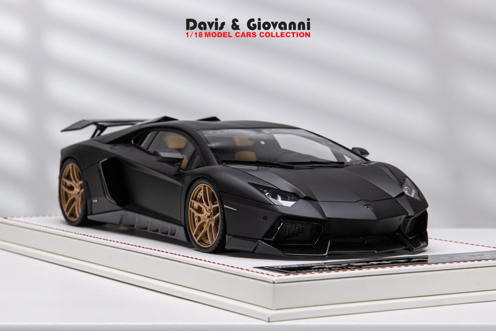 Lamborghini Aventador NOVITEC (Matt Black) [Davis & Giovanni] 1/18 scale 1 of 1