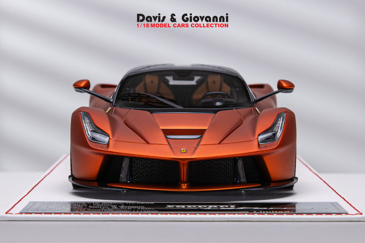 Ferrari LaFerrari (Matt Chrome Orange) [Davis & Giovanni] 1:18
