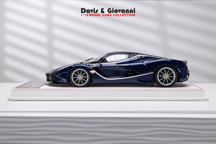 Ferrari LaFerrari (Dark Metallic Blue) [Davis & Giovanni] 1/18 scale