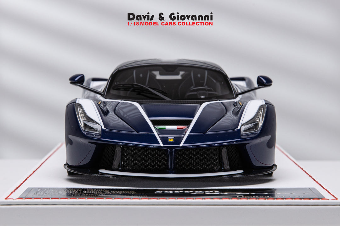 Ferrari LaFerrari (Dark Metallic Blue) [Davis & Giovanni] 1/18 scale