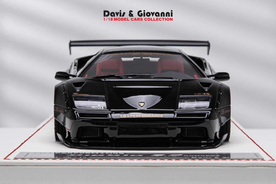Lamborghini Diablo 6.0 LBWK (Black Gloss) [Davis & Giovanni] 1/18 scale