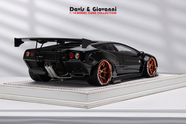 Lamborghini Diablo 6.0 LBWK (Black Gloss) [Davis & Giovanni] 1/18 scale