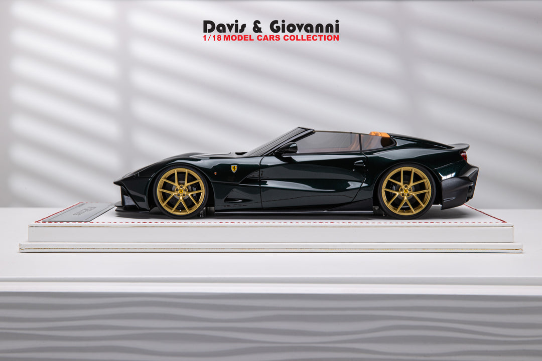 Ferrari F12 TRS (Metallic Dark Green) [Davis & Giovanni] 1/18 scale