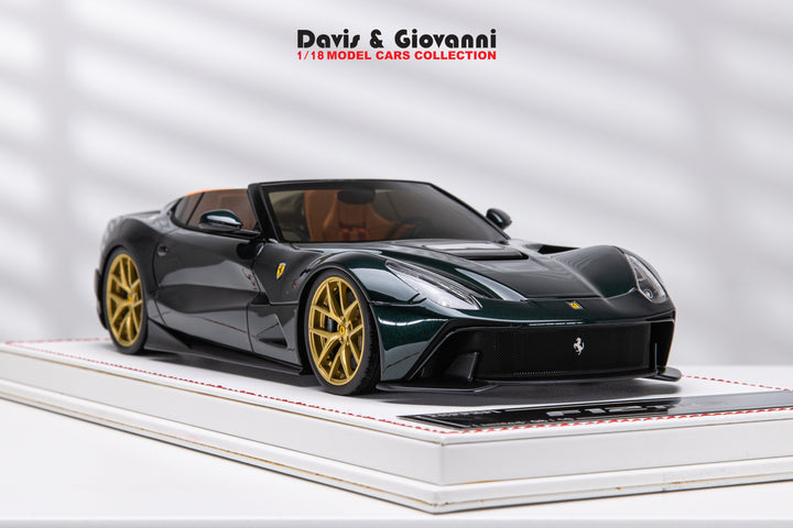 Ferrari F12 TRS (Metallic Dark Green) [Davis & Giovanni] 1/18 scale