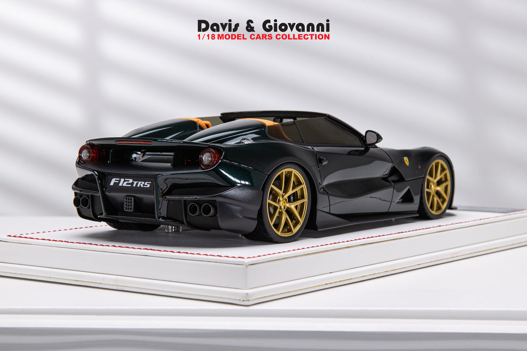 Ferrari F12 TRS (Metallic Dark Green) [Davis & Giovanni] 1/18 scale