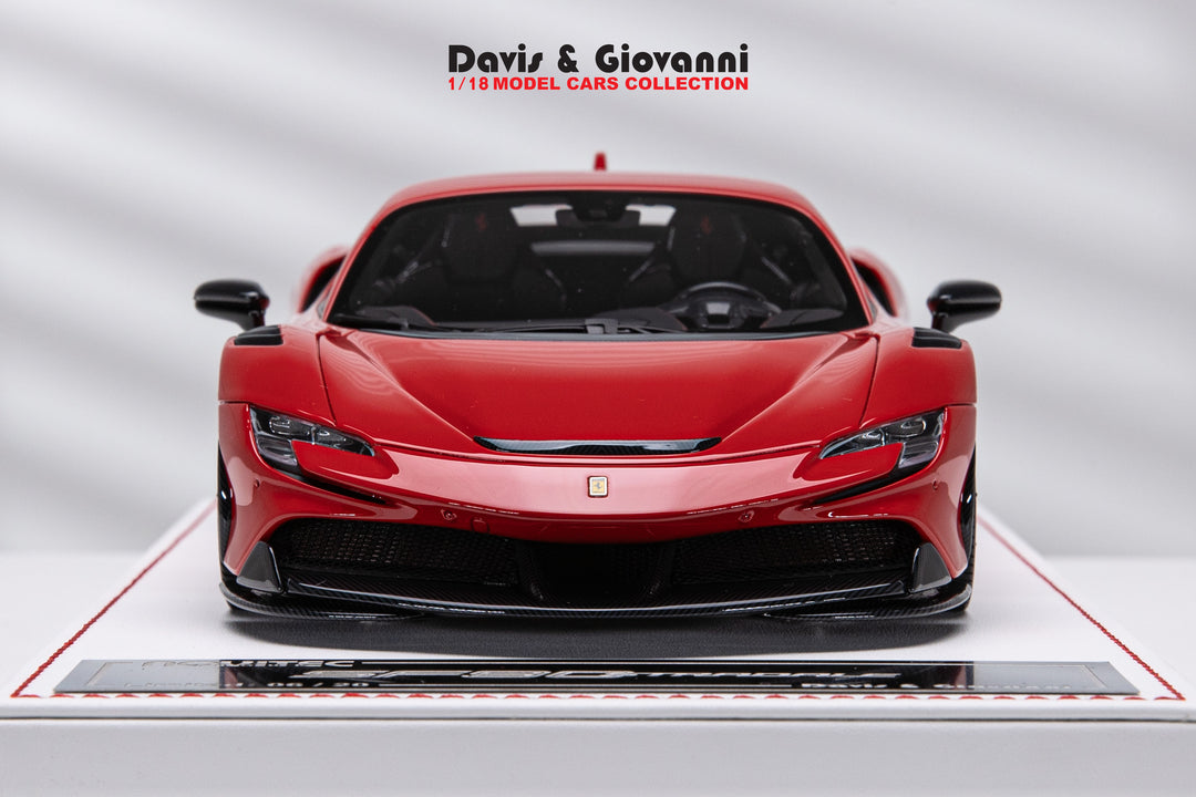 Ferrari SF90 Stradale NOVITEC (Rosso Corsa) [Davis & Giovanni] 1/18 scale