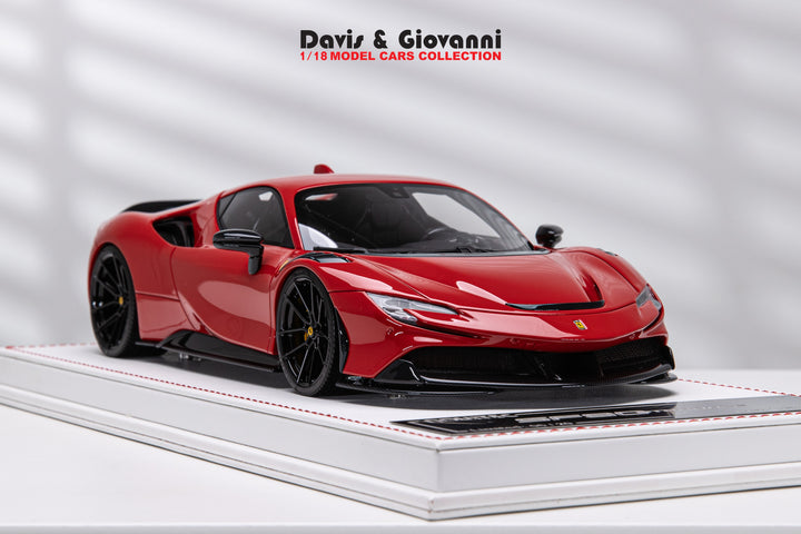 Ferrari SF90 Stradale NOVITEC (Rosso Corsa) [Davis & Giovanni] 1/18 scale
