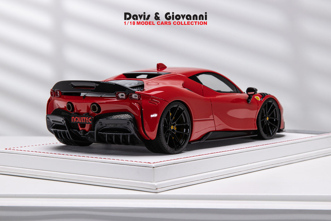 Ferrari SF90 Stradale NOVITEC (Rosso Corsa) [Davis & Giovanni] 1/18 scale