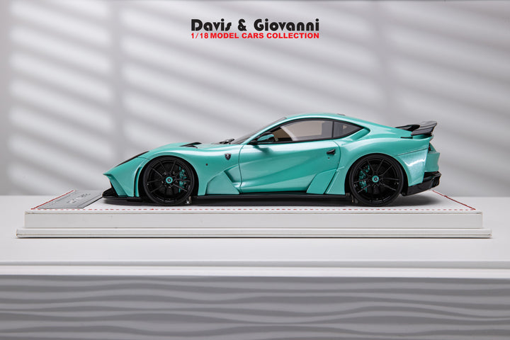 Ferrari 812 N-LARGO NOVITEC (Mint Green Metallic) [Davis & Giovanni] 1/18 scale