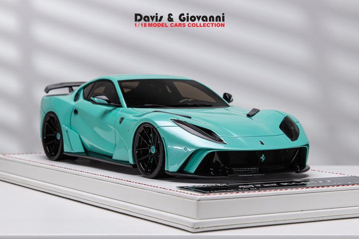 Ferrari 812 N-LARGO NOVITEC (Mint Green Metallic) [Davis & Giovanni] 1/18 scale