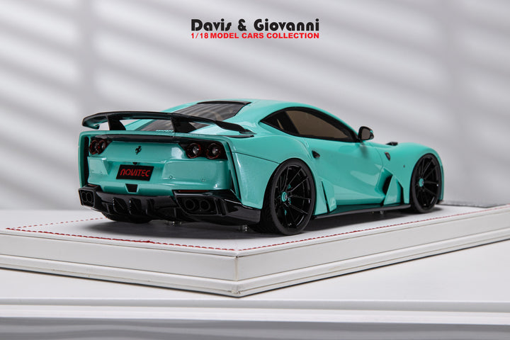Ferrari 812 N-LARGO NOVITEC (Mint Green Metallic) [Davis & Giovanni] 1/18 scale