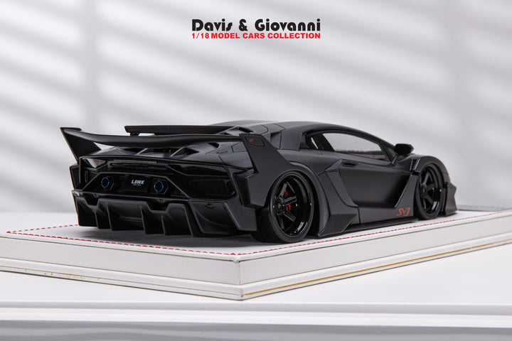 Lamborghini Aventador GT EVO LBWK (Matt Carbon) [Davis & Giovanni] 1/18 scale