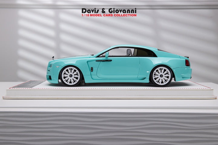 Rolls-Royce Wraith NOVITEC (Gloss Blue) [Davis & Giovanni] 1/18 scale - 1 OF 1