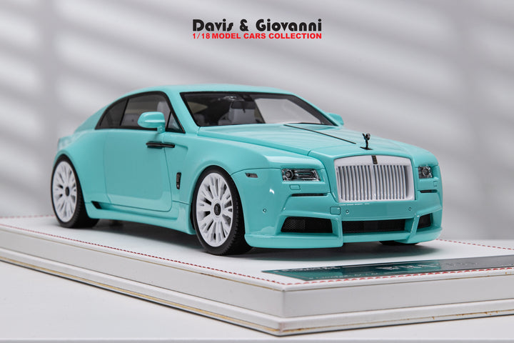 Rolls-Royce Wraith NOVITEC (Gloss Blue) [Davis & Giovanni] 1/18 scale - 1 OF 1