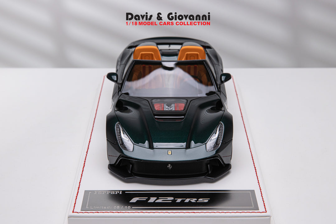Ferrari F12 TRS (Metallic Dark Green) [Davis & Giovanni] 1/18 scale