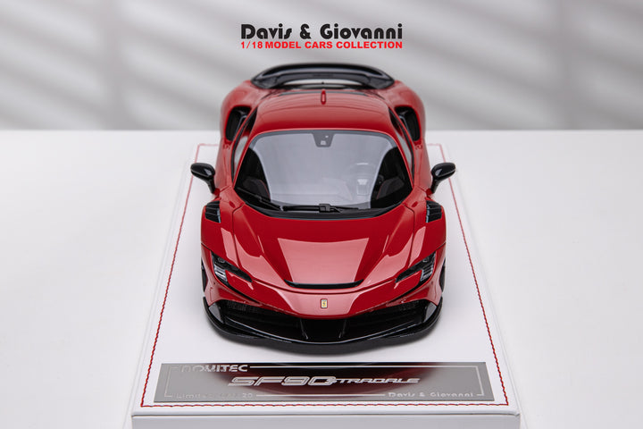 Ferrari SF90 Stradale NOVITEC (Rosso Corsa) [Davis & Giovanni] 1/18 scale