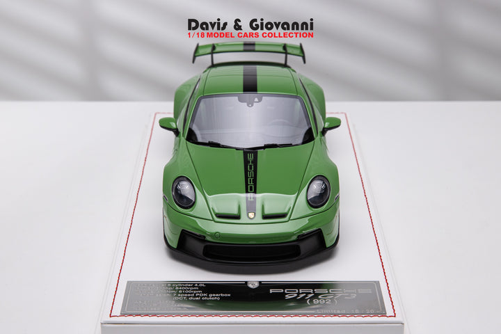 Porsche 911 GT3 (Green) [Davis & Giovanni] 1/18 scale