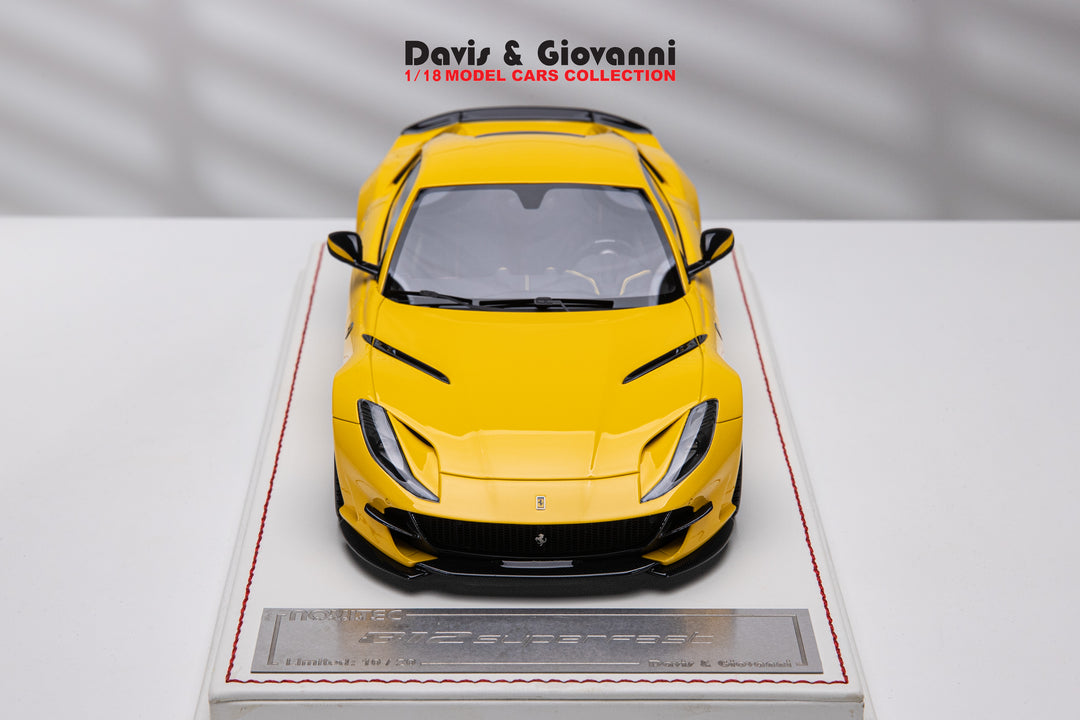 Ferrari 812 Superfast NOVITEC (Yellow) [Davis & Giovanni] 1/18 scale