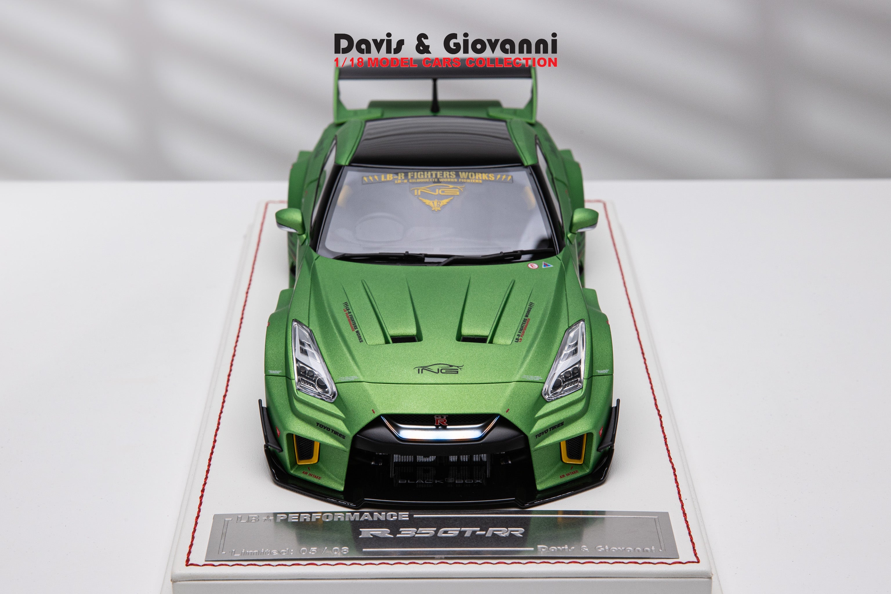 Nissan R35 GT-RR LBWK (Matt Green) [Davis & Giovanni] 1/18 scale