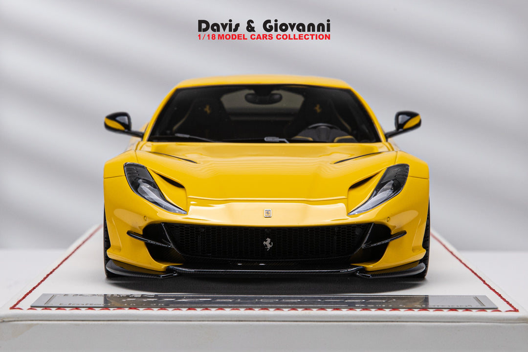 Ferrari 812 Superfast NOVITEC (Yellow) [Davis & Giovanni] 1/18 scale
