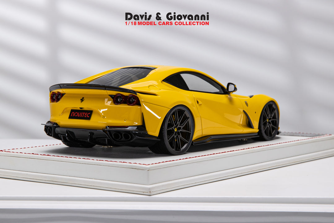 Ferrari 812 Superfast NOVITEC (Yellow) [Davis & Giovanni] 1/18 scale
