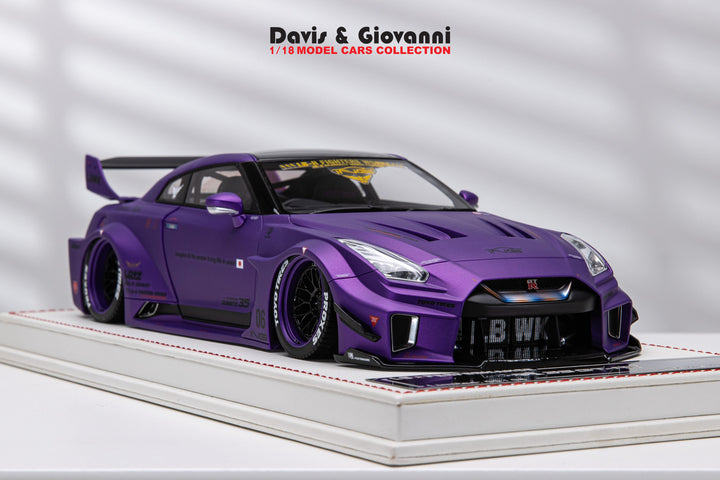 Nissan R35 GT-RR LBWK (Matt Purple) [Davis & Giovanni] 1/18 scale