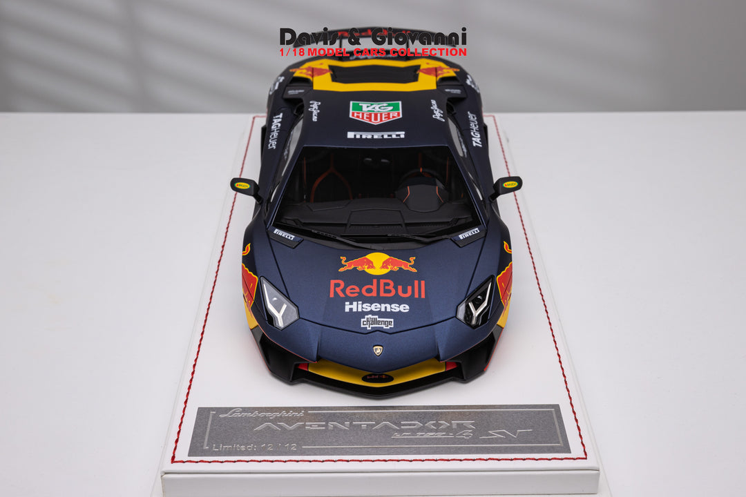 Lamborghini Aventador LP750-4 SV (RedBull) [Davis & Giovanni] 1:18 Scale