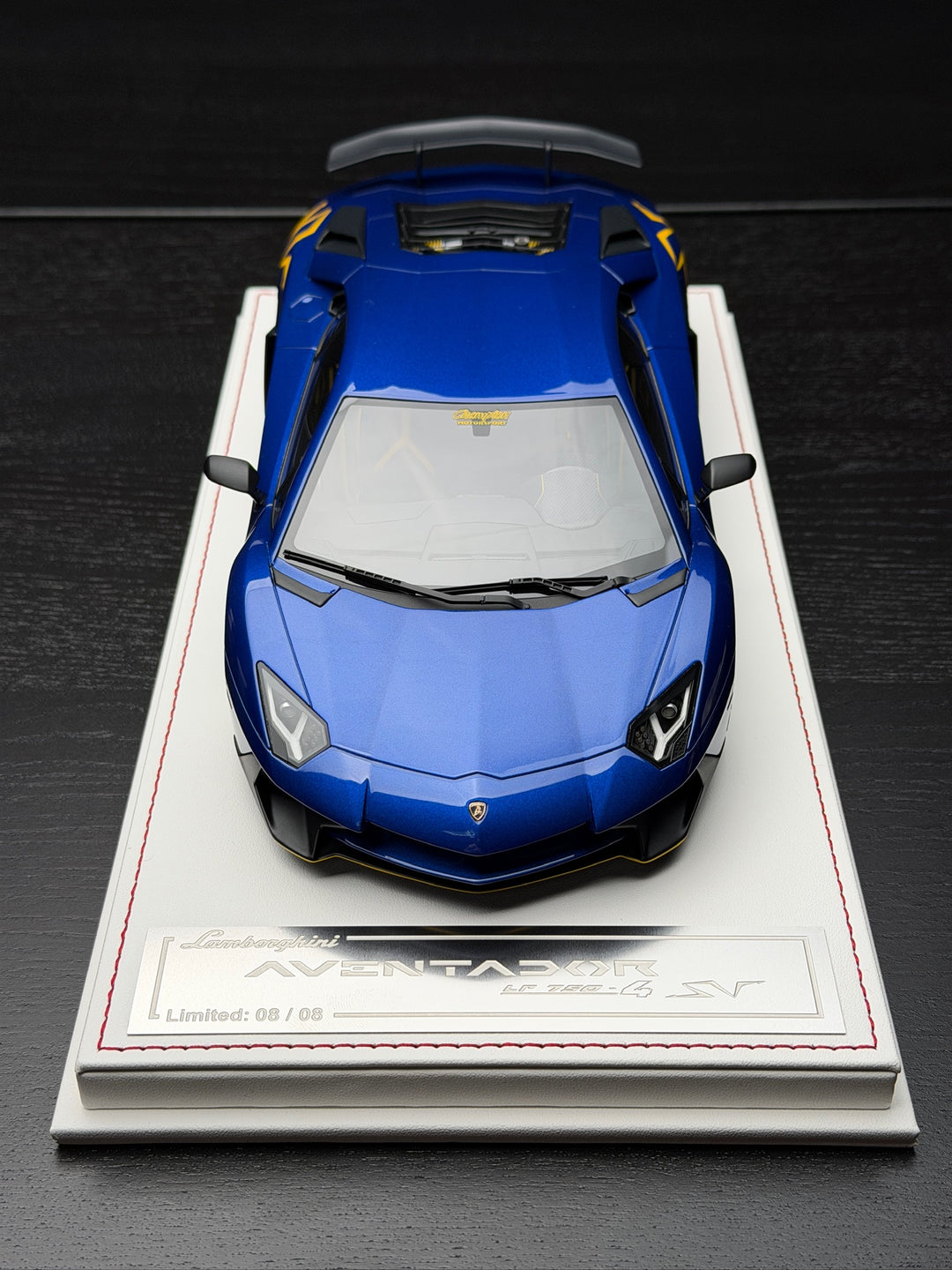 Lamborghini Aventador LP750-4 SV (Blue) [Davis & Giovanni] 1:18 scale