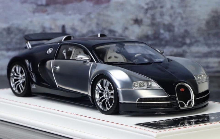 Bugatti Veyron Mansory "Vincero" (Black/ Silver) [Davis & Giovanni] 1:18 scale