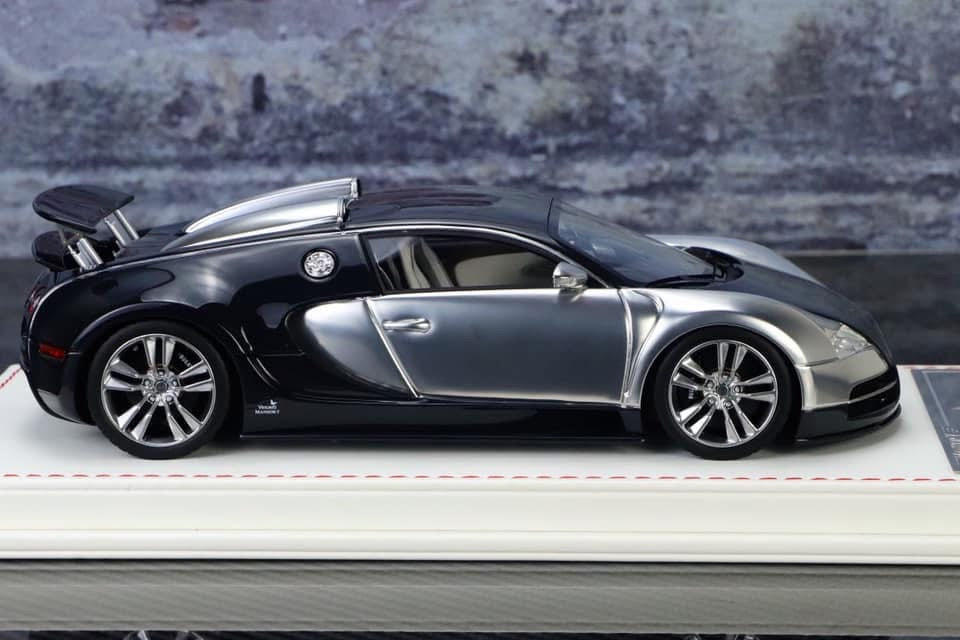 Bugatti Veyron Mansory "Vincero" (Black/ Silver) [Davis & Giovanni] 1:18 scale