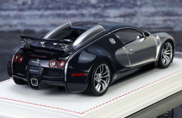 Bugatti Veyron Mansory "Vincero" (Black/ Silver) [Davis & Giovanni] 1:18 scale