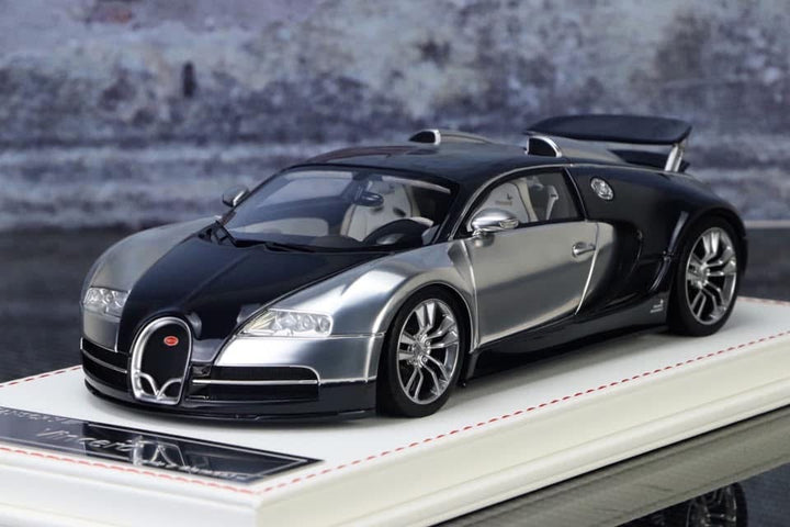 Bugatti Veyron Mansory "Vincero" (Black/ Silver) [Davis & Giovanni] 1:18 scale