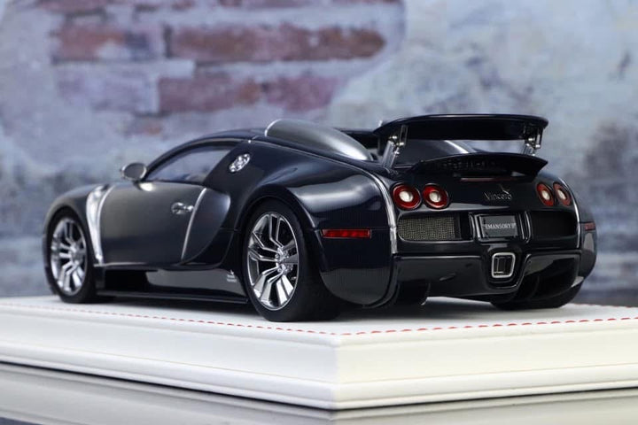 Bugatti Veyron Mansory "Vincero" (Black/ Silver) [Davis & Giovanni] 1:18 scale