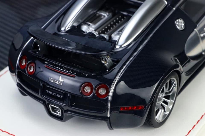 Bugatti Veyron Mansory "Vincero" (Black/ Silver) [Davis & Giovanni] 1:18 scale