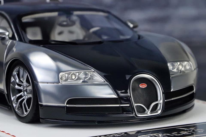 Bugatti Veyron Mansory "Vincero" (Black/ Silver) [Davis & Giovanni] 1:18 scale